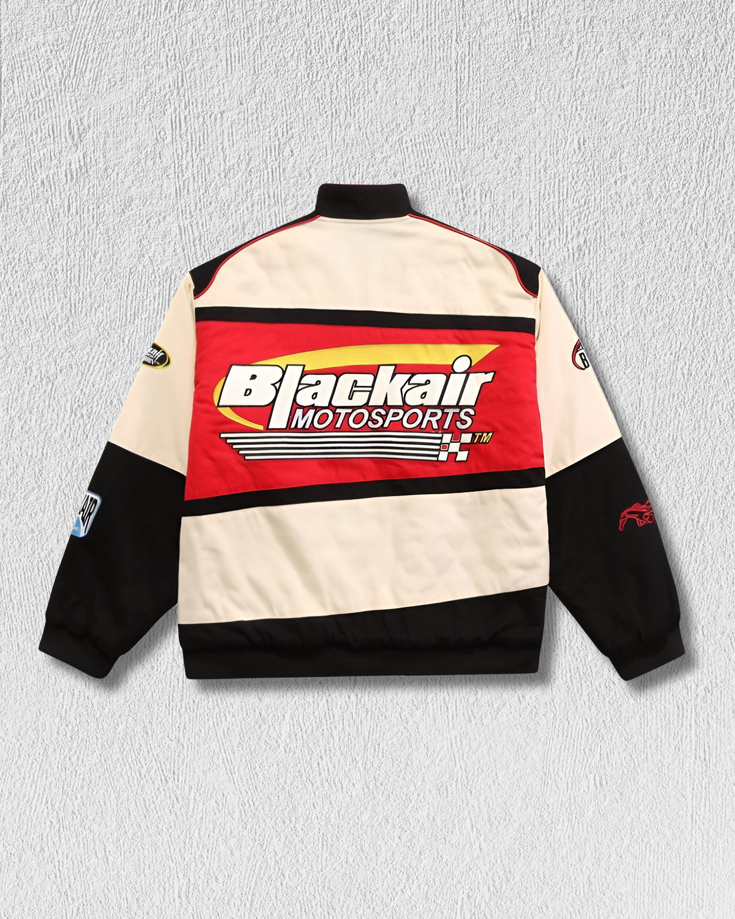 Black Air Racing Jacket l Red & Cream Racing Jacket l Streetwear - Streetwear Clothings