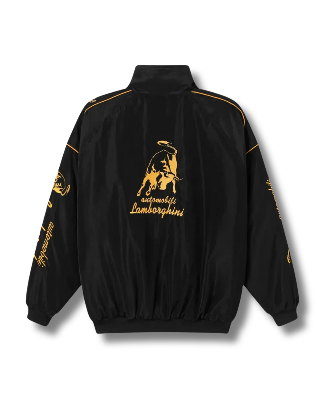 Lamborghini Racing Jacket for Men – All-Season Lightweight Puffer with Printed Logos