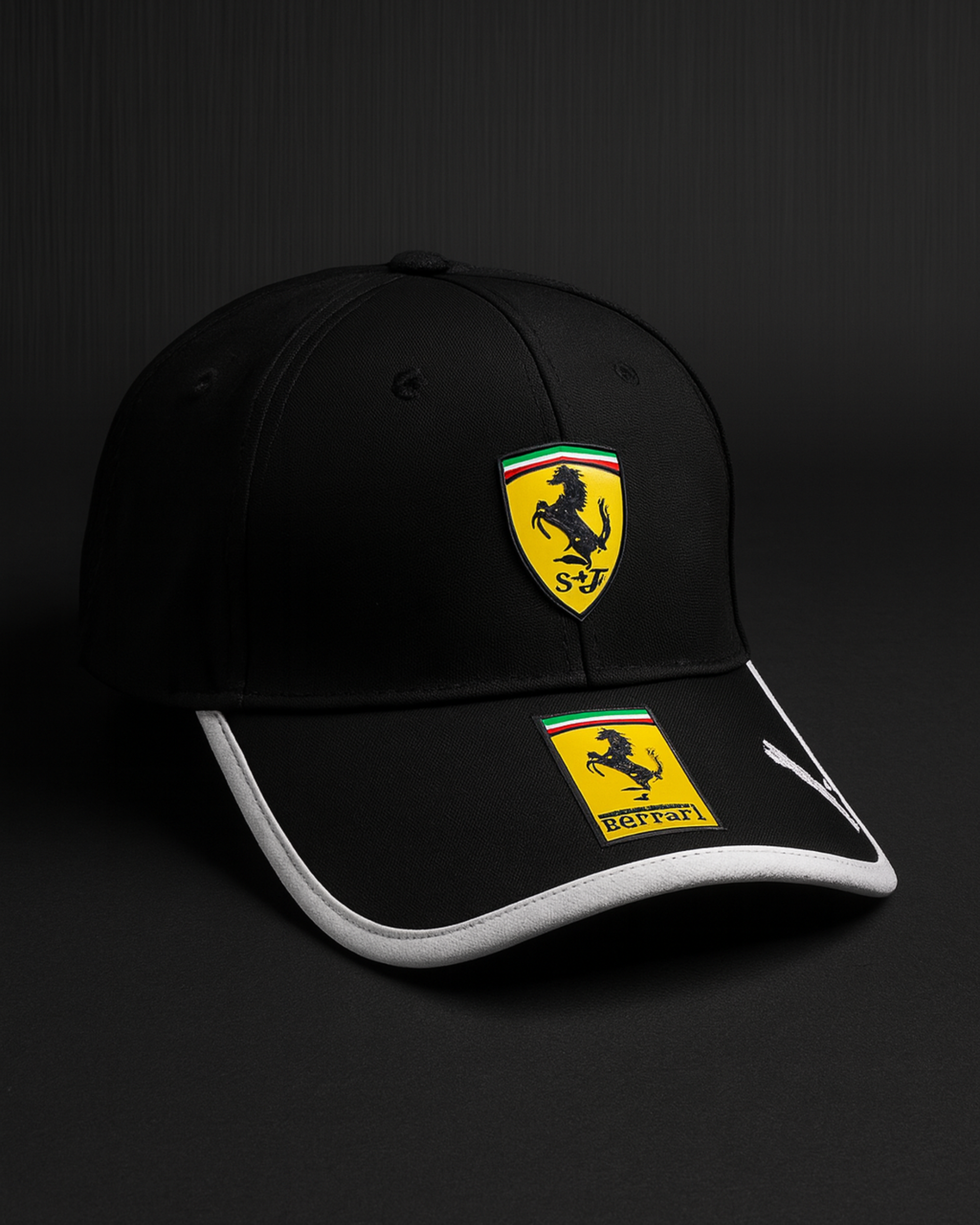 Formula 1 Black Racing Cap by Streetwear Clothings - Streetwear Clothings