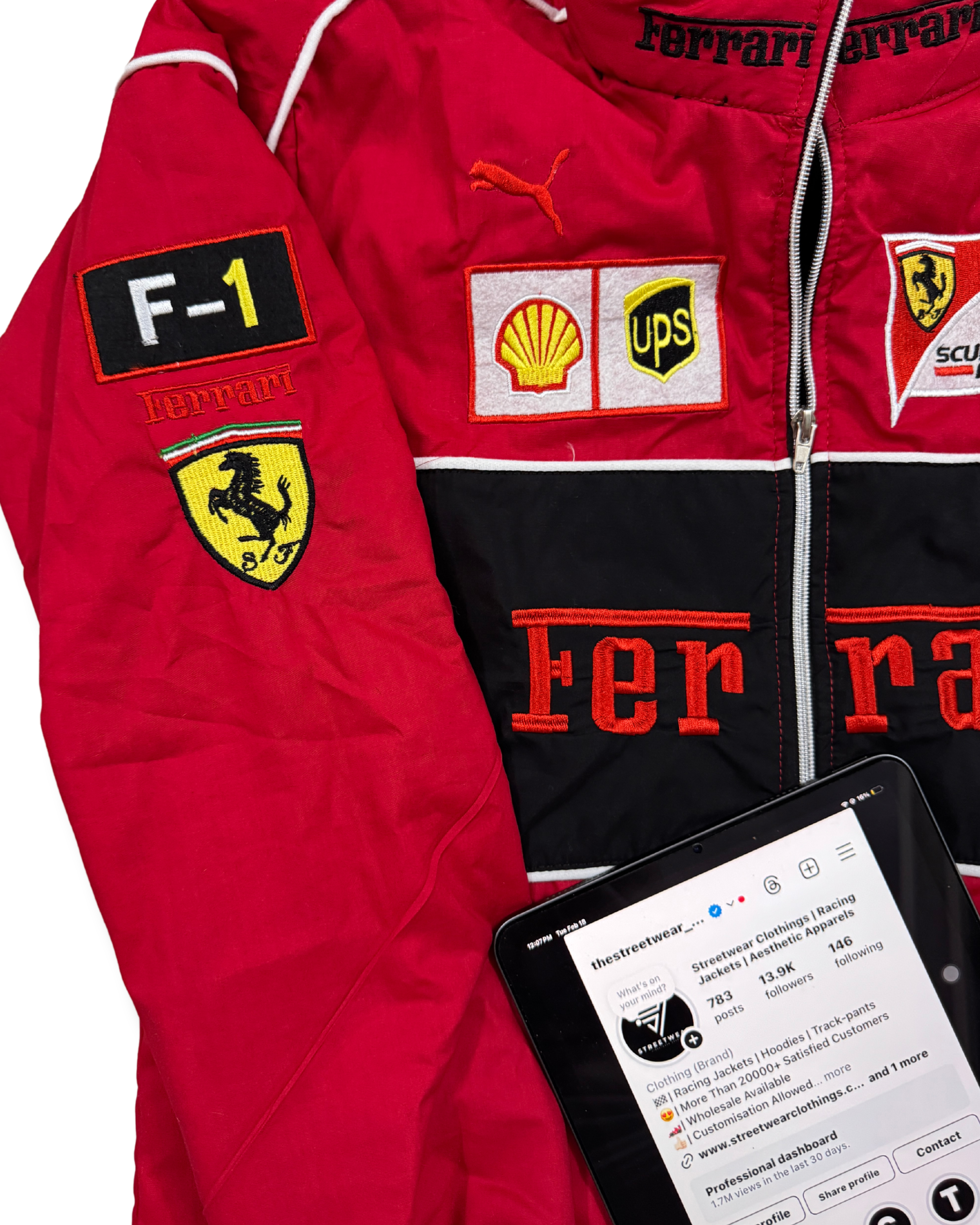 F1 Jacket Vintage Ferrari Jacket | Authentic Formula 1 Collectible - Streetwear Clothings