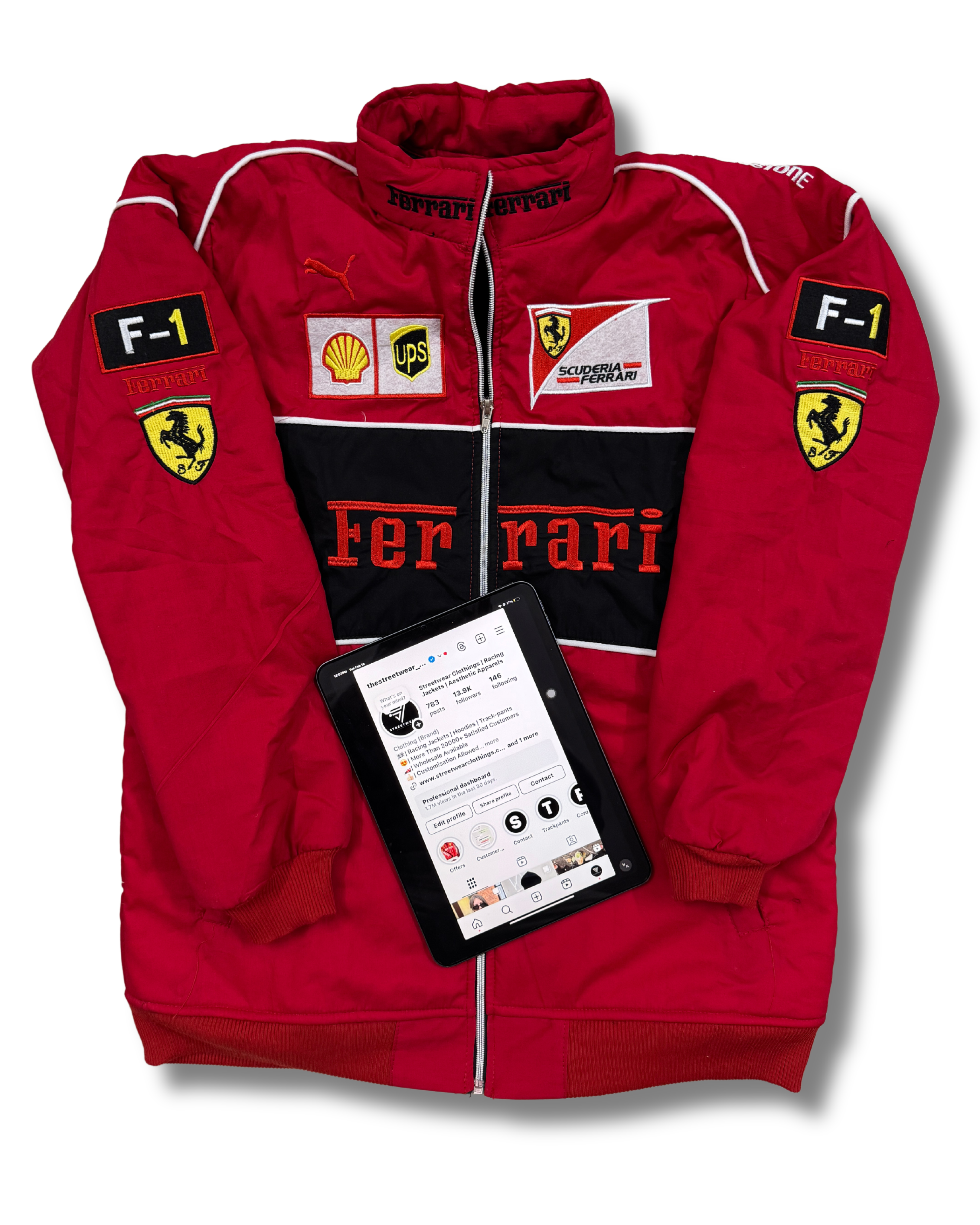 F1 Jacket Vintage Ferrari Jacket | Authentic Formula 1 Collectible - Streetwear Clothings