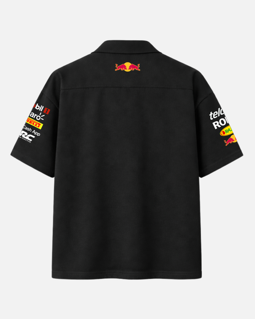 Formula 1 motorsport inspired black shirt