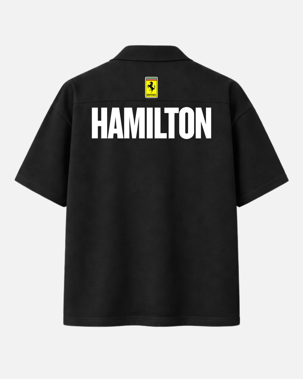 Hamilton inspired black streetwear boxy fit shirt