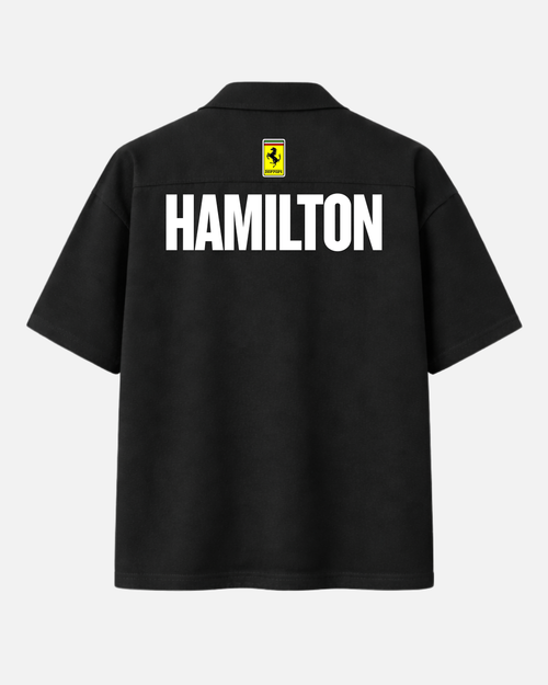 Hamilton inspired black streetwear boxy fit shirt