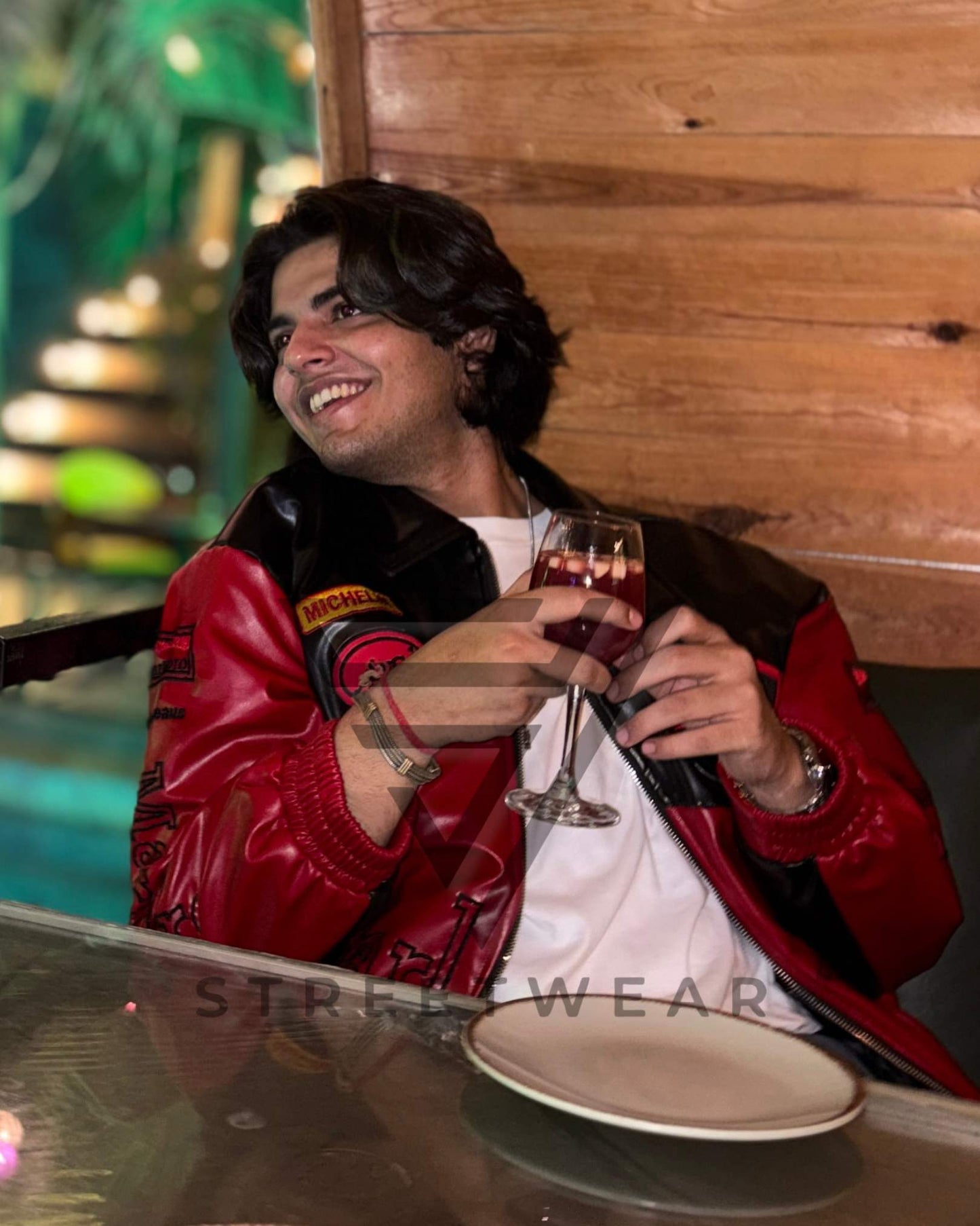 Marlboro Leather Jacket | Vintage Racing Style | Premium Streetwear