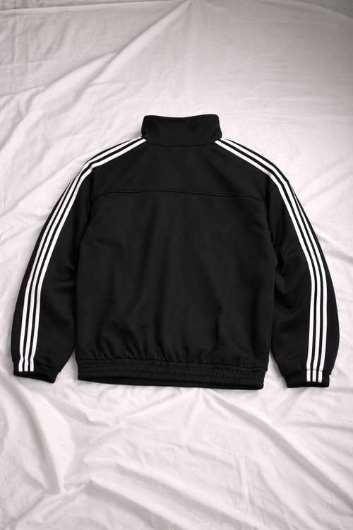 black CNY jacket back design detailed view