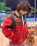Marlboro Leather Jacket | Vintage Racing Style | Premium Streetwear - Streetwear Clothings