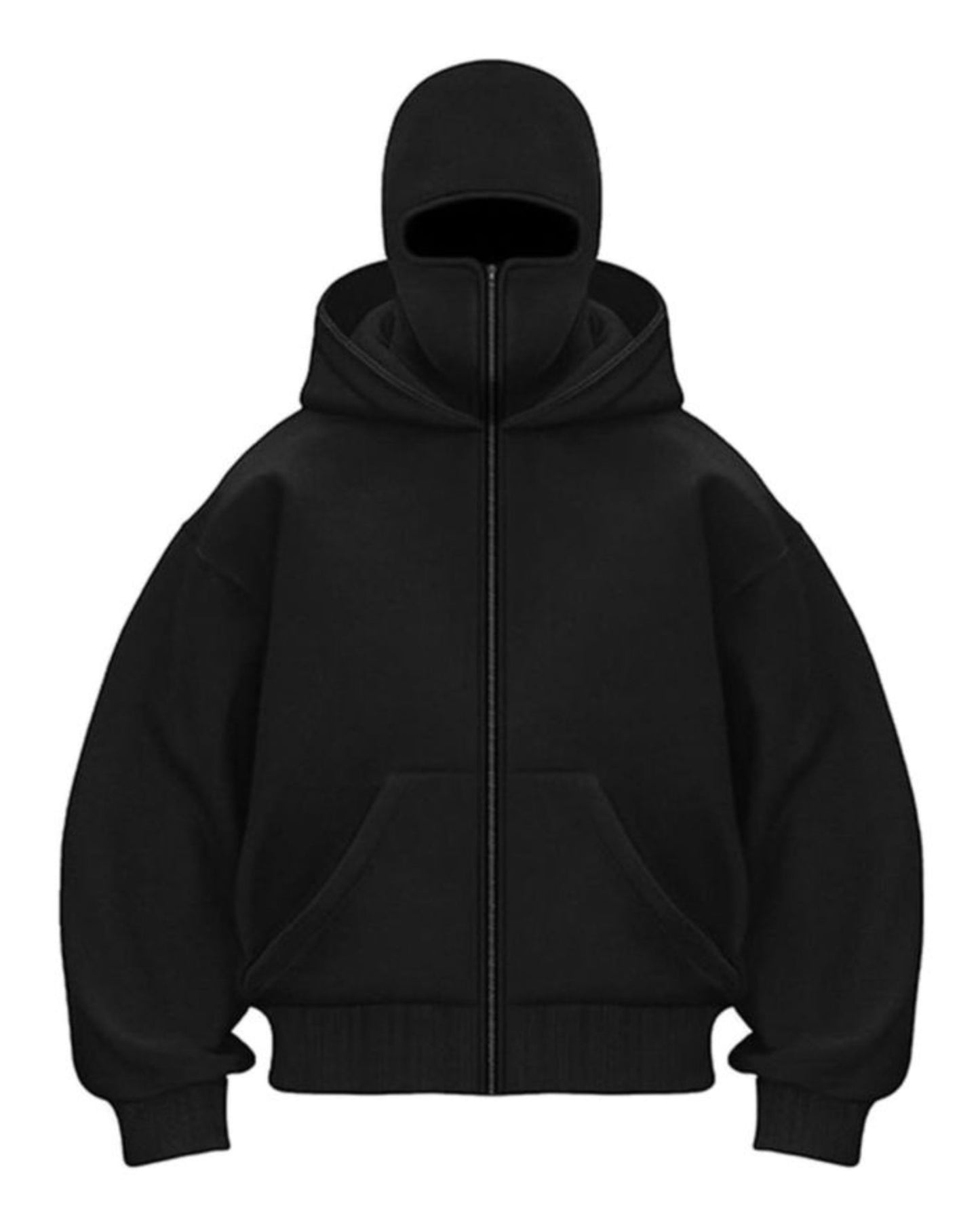 Unisex Balaclava Hoodie | Premium Cotton Fleece by Streetwear
