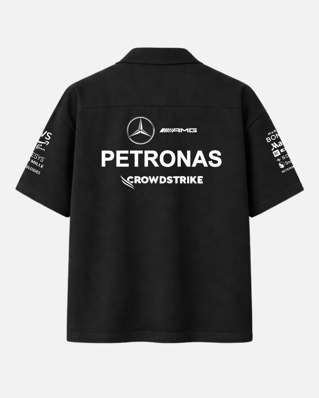 Petronas motorsport inspired premium black shirt