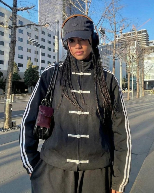 Black CNY Suede Jacket for Men & Women | Premium Streetwear Suede Jacket