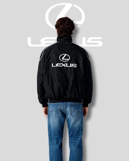 Lexus Racing Jacket for Men – All-Season Lightweight Puffer with Printed Logos