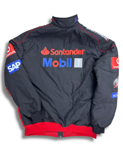 Santander Puffer Racing Jacket l Unisex Racing Jacket l Streetwear