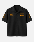 Black McLaren Formula 1 inspired boxy fit shirt front view
