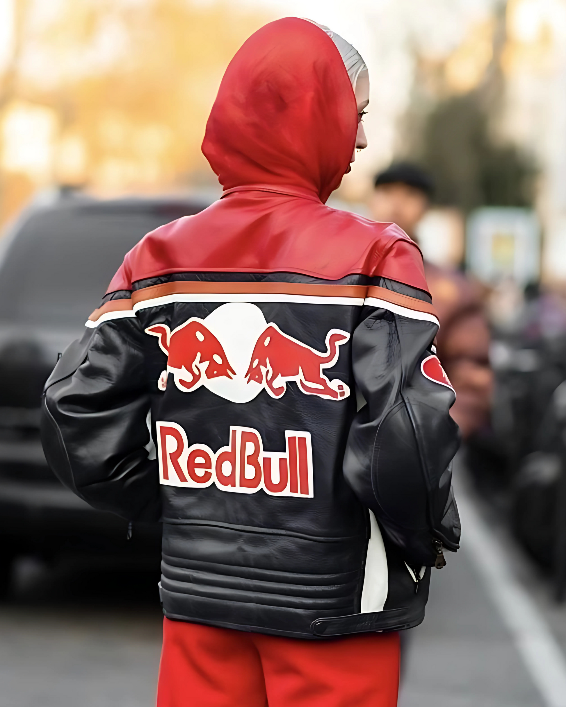 Red Bull Racing Leather Jacket – Unisex Motorsport Streetwear Red Bull Racing Leather Jacket – Unisex Motorsport Streetwear