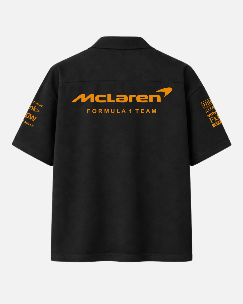 McLaren motorsport inspired premium black shirt