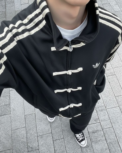 Black CNY Suede Jacket for Men & Women | Premium Streetwear Suede Jacket