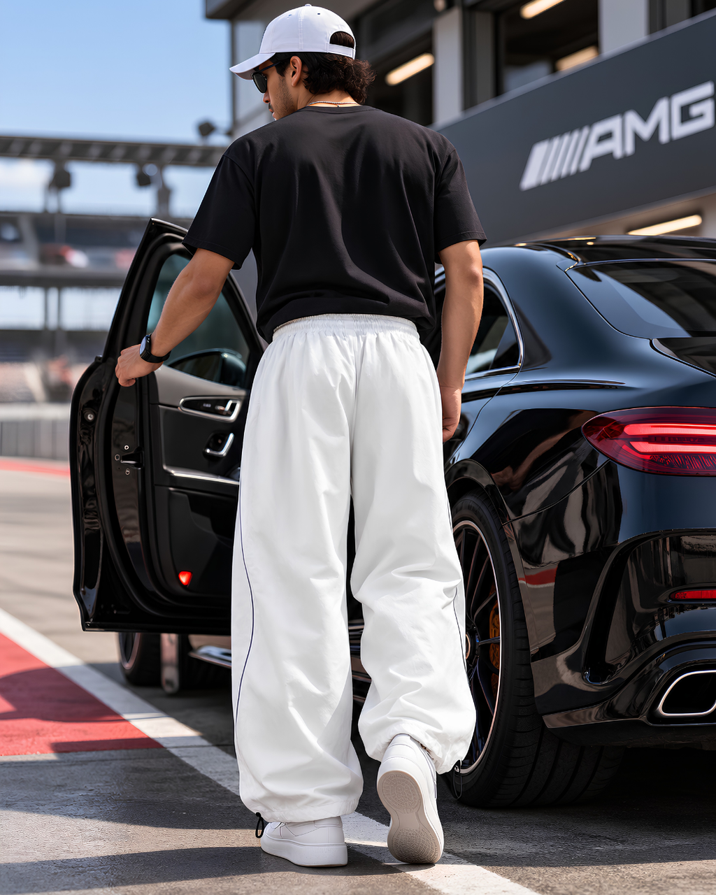 Baggy Track Pants Men, Unisex Baggy Track Pants
