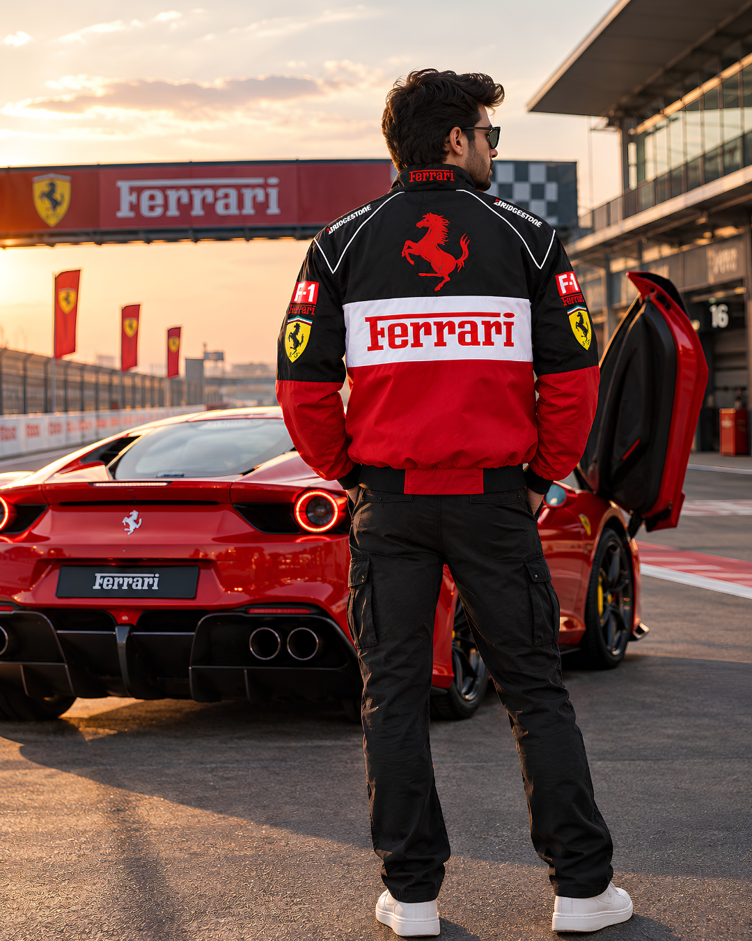 F1 Inspired Bomber Jacket