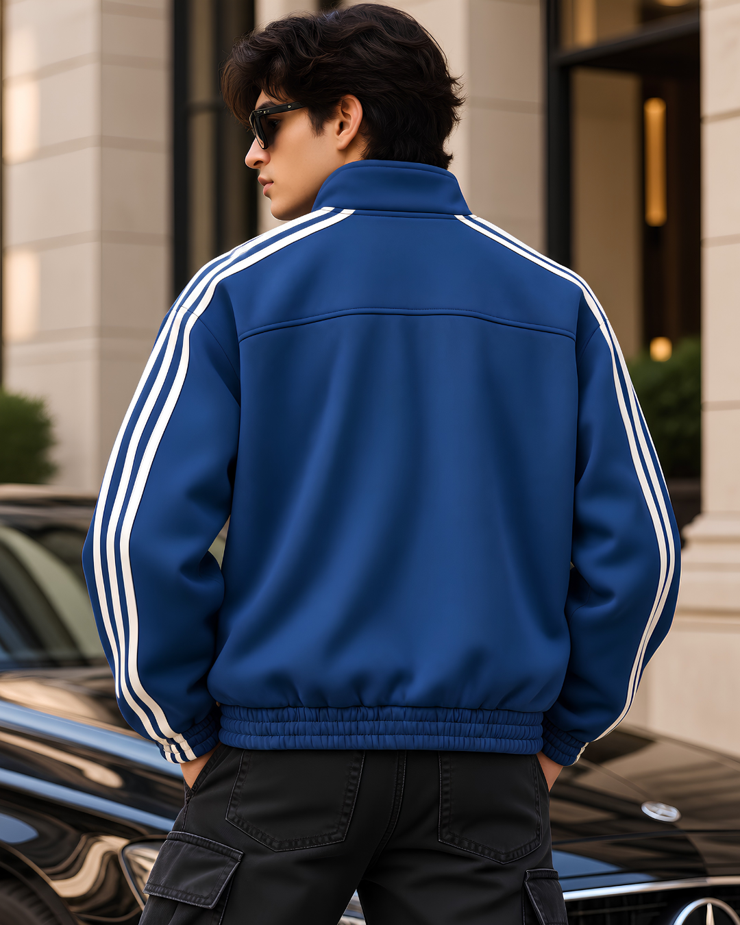 Mandarin Collar Track Jacket