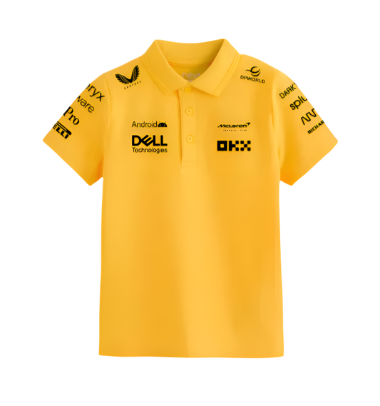 McLaren inspired polo t-shirt front HD print premium