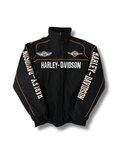 Harley-Davidson racing jacket for men, premium biker style outerwear with bold motorsport design