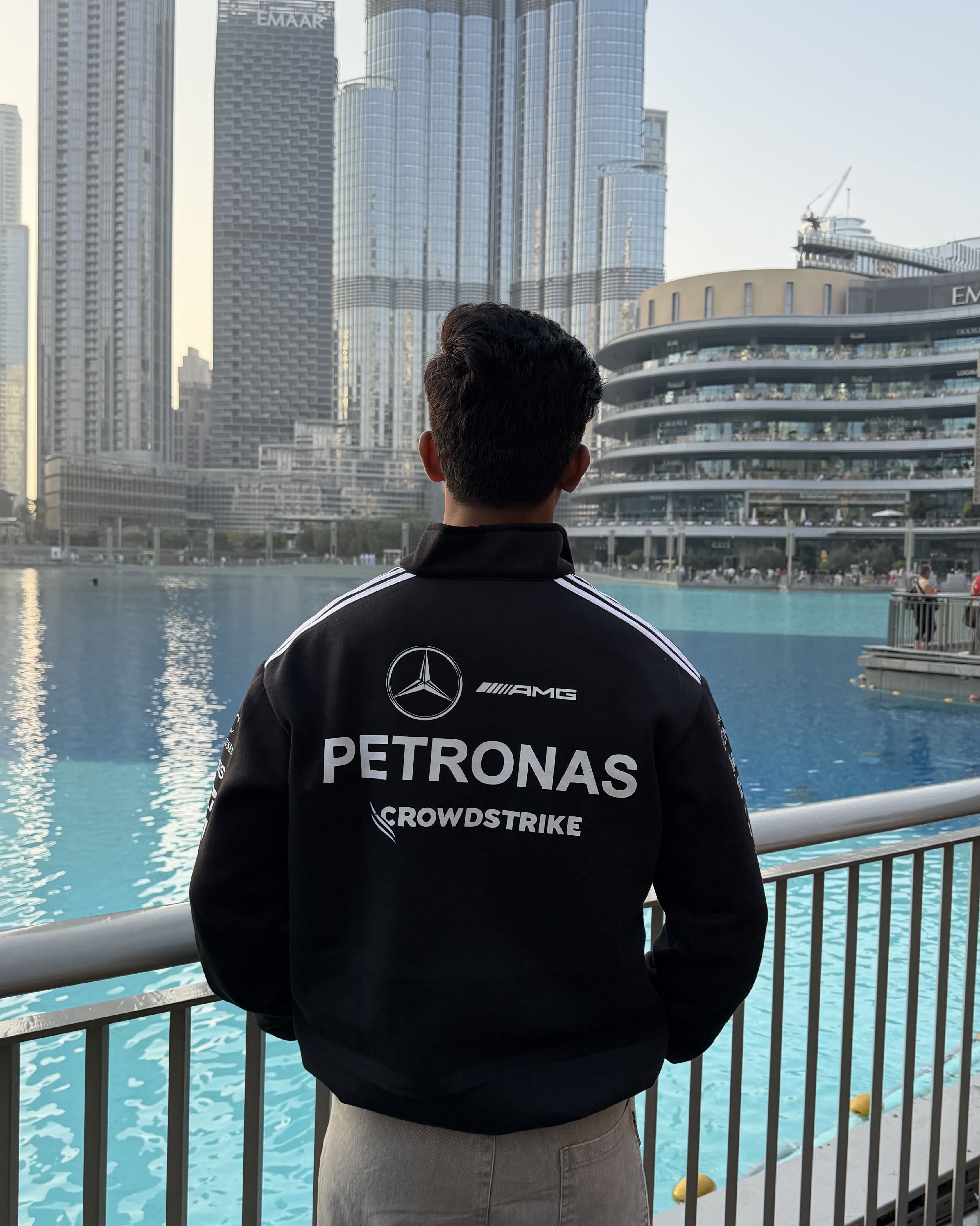 Black F1 Inspired PETRONAS Sweatshirt – Premium Cotton Fleece Streetwear