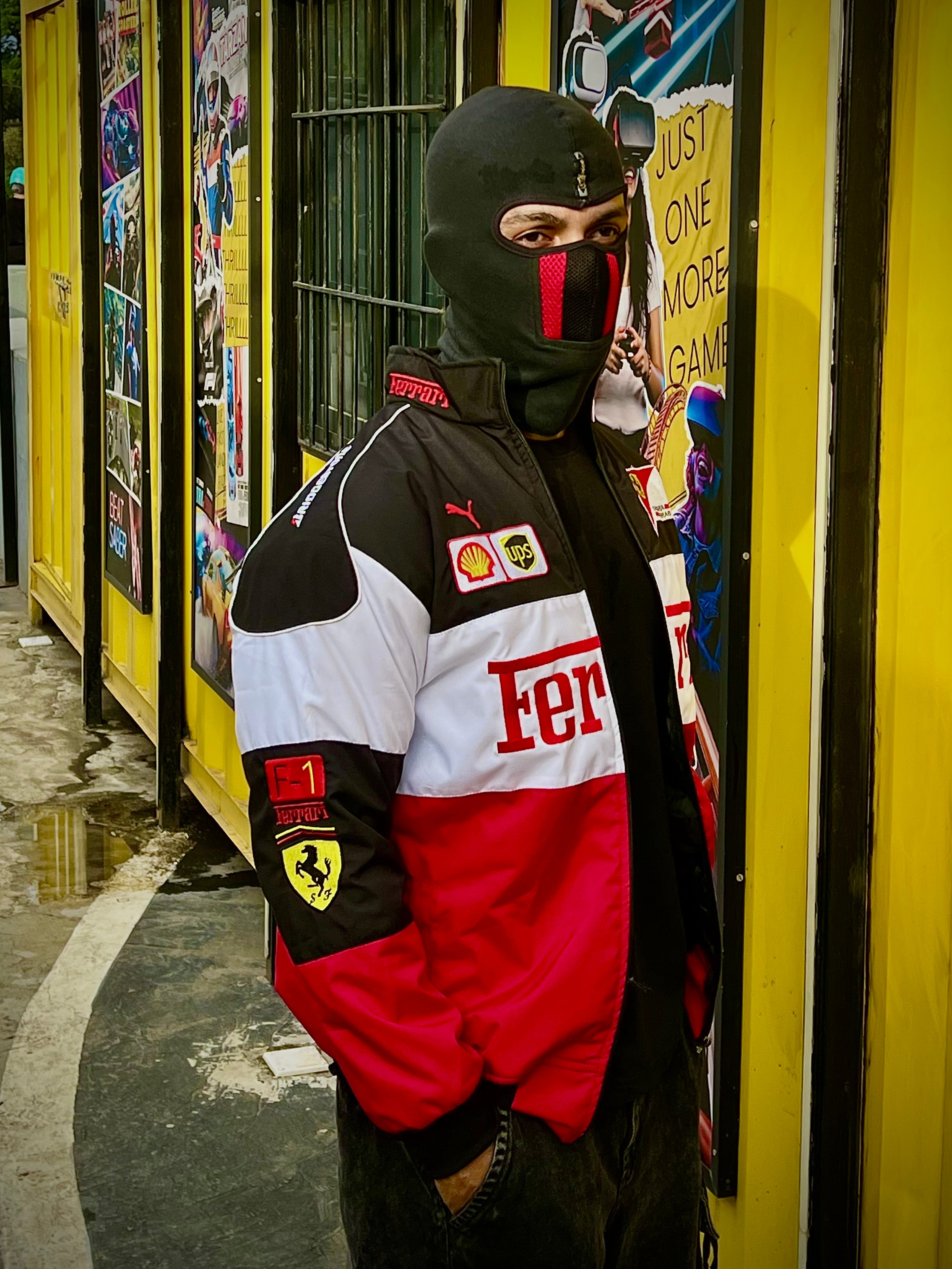 Ferrari Tricolor Edition Racing Jacket - Streetwear Clothings