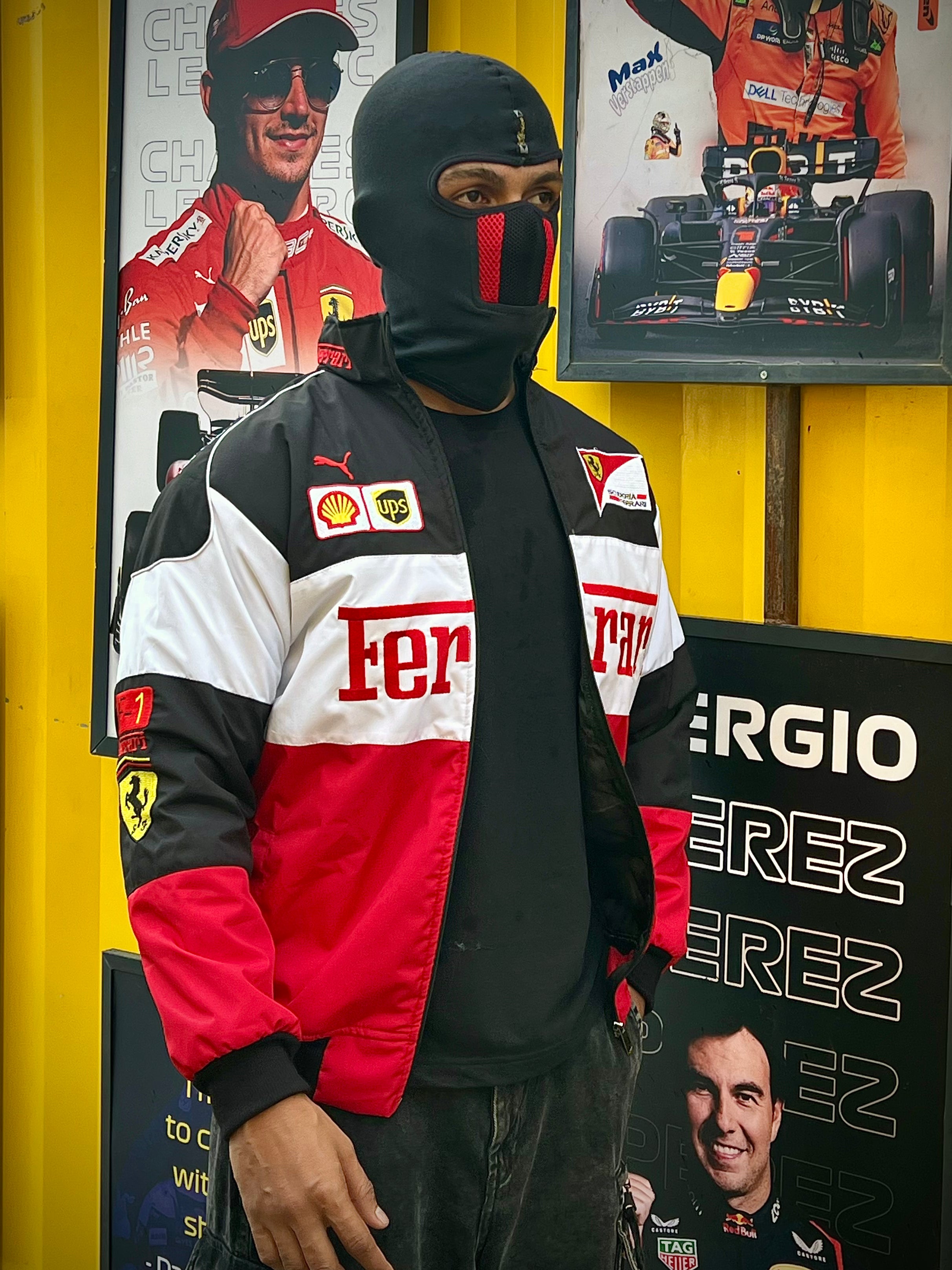 Ferrari Tricolor Edition Racing Jacket - Streetwear Clothings