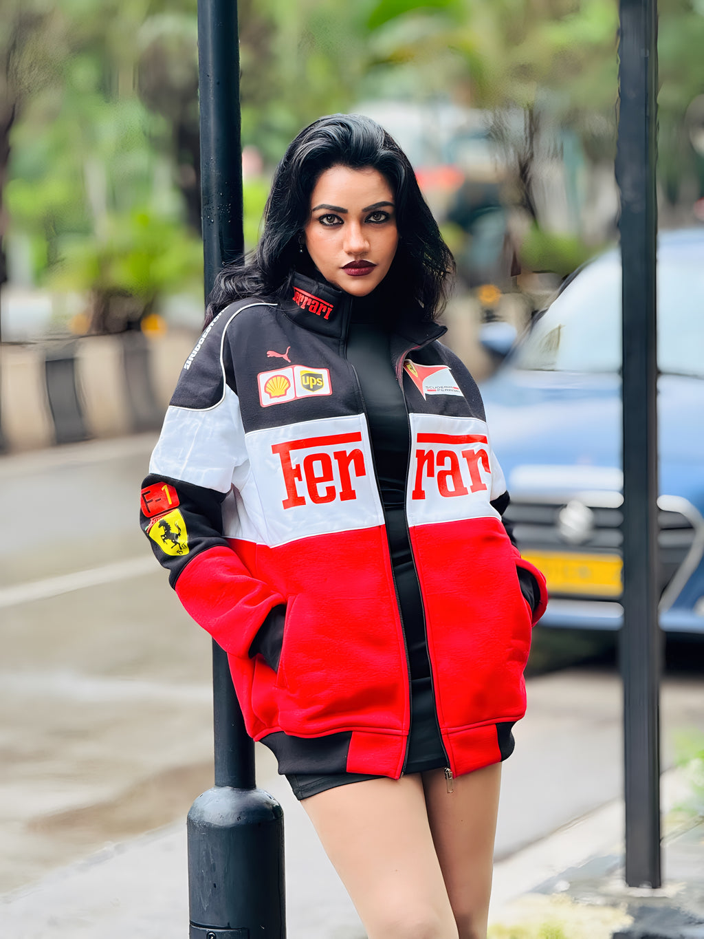 Ferrari F1 Tricolor Jacket Vintage | Rare Racing Memorabilia - Streetwear Clothings