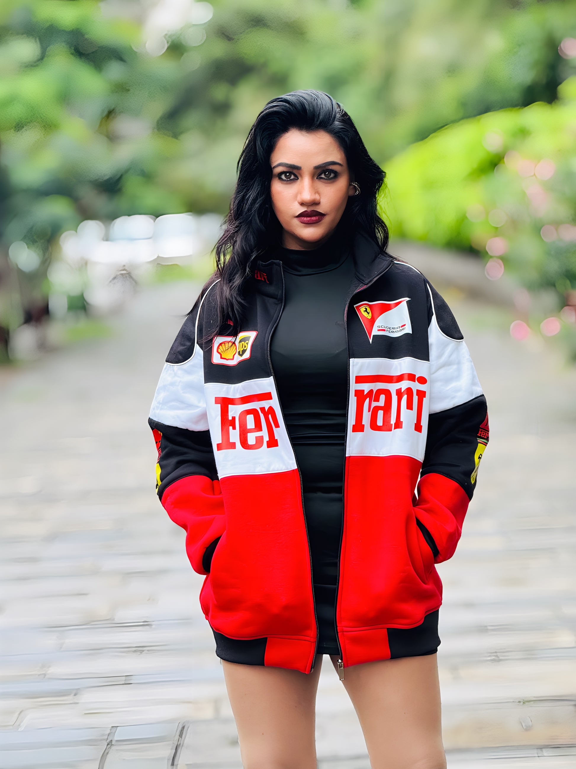 Ferrari F1 Tricolor Jacket Vintage | Rare Racing Memorabilia - Streetwear Clothings