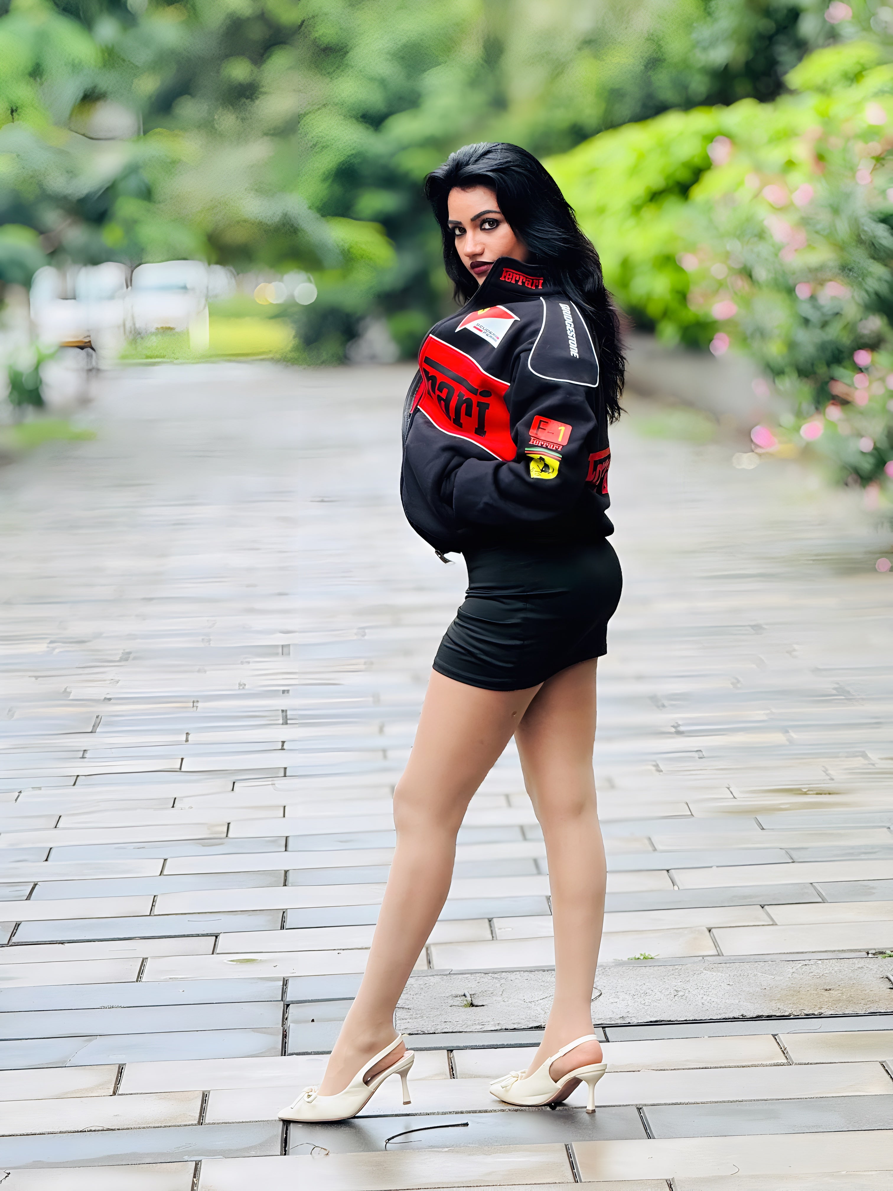 Black Ferrari Jacket Premium Turbo Unisex Racer Jacket - Streetwear Clothings