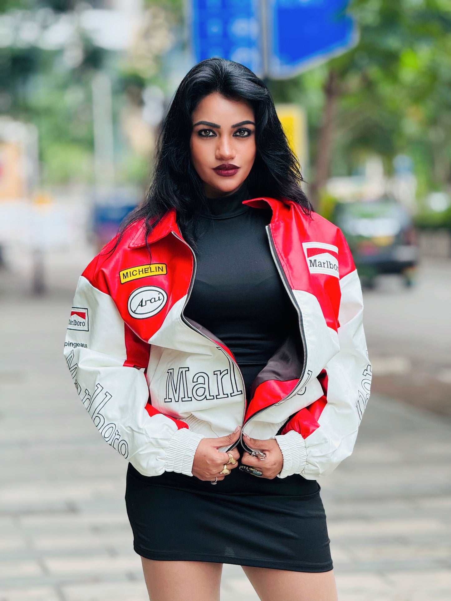 Marlboro Racing F1 Leather Jacket – Vintage Motorsport Streetwear