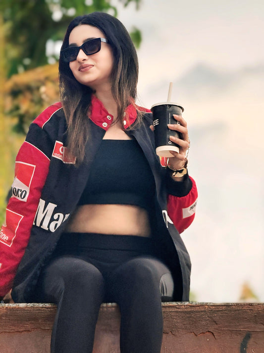Marlboro Racing Jacket – Motorsport Luxury Parachute Puffer for Speed & Style Enthusiasts