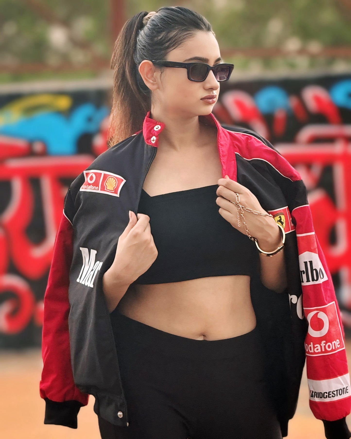 Marlboro Racing Jacket – Motorsport Luxury Parachute Puffer for Speed & Style Enthusiasts