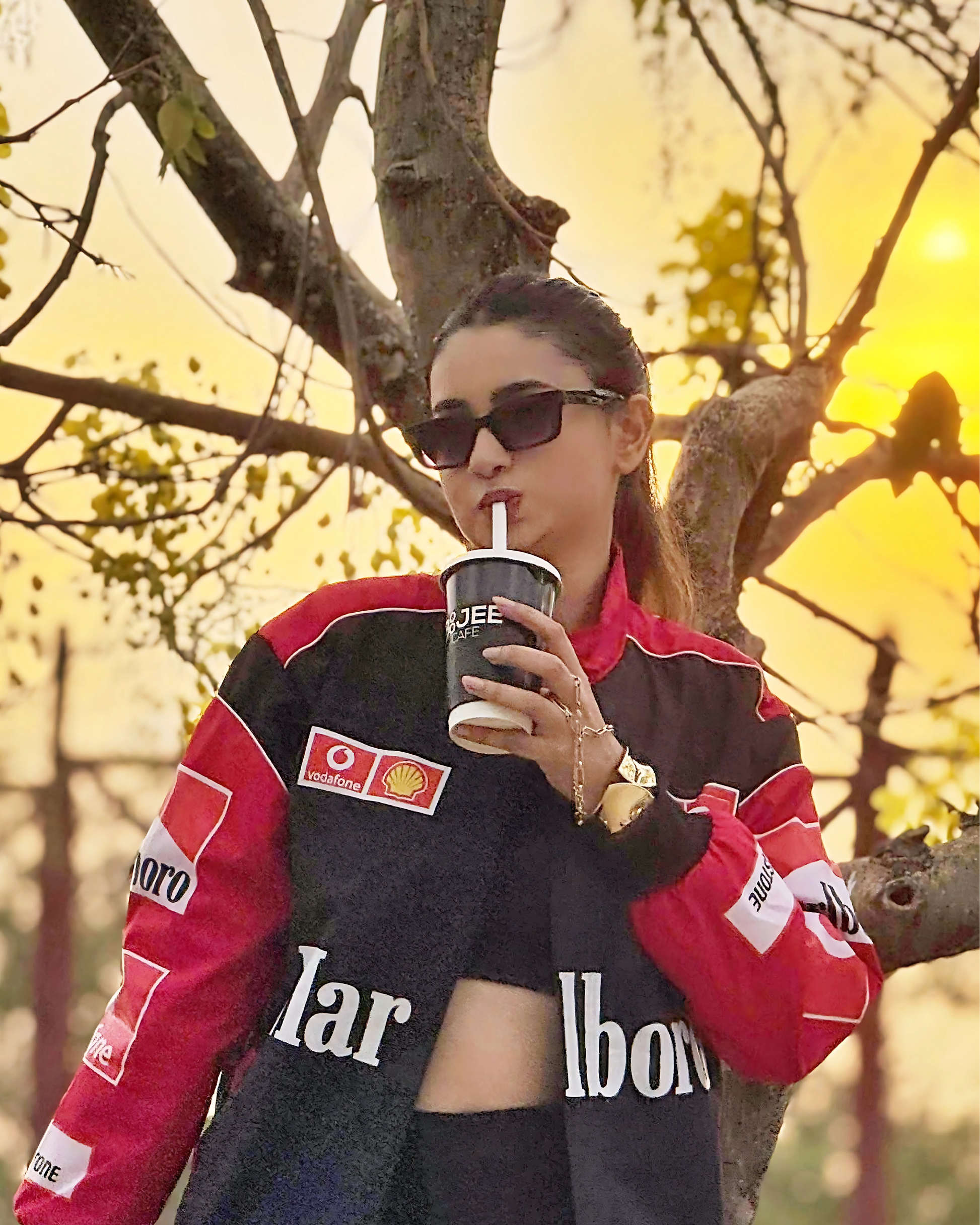 Marlboro Racing Jacket – Motorsport Luxury Parachute Puffer for Speed & Style Enthusiasts