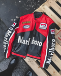 Marlboro Black Racing Jacket – Unisex Motorsport Streetwear - Streetwear Clothings
