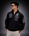 Black F1 Inspired PETRONAS Sweatshirt – Premium Cotton Fleece Streetwear
