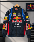 Red Bull Racing Team Jacket – Inner Puff Parachute Fabric | F1 Streetwear Look - Streetwear Clothings