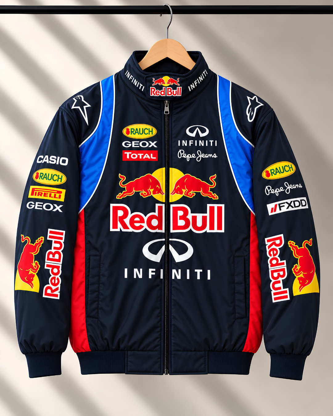 Red Bull Racing Team Jacket – Inner Puff Parachute Fabric