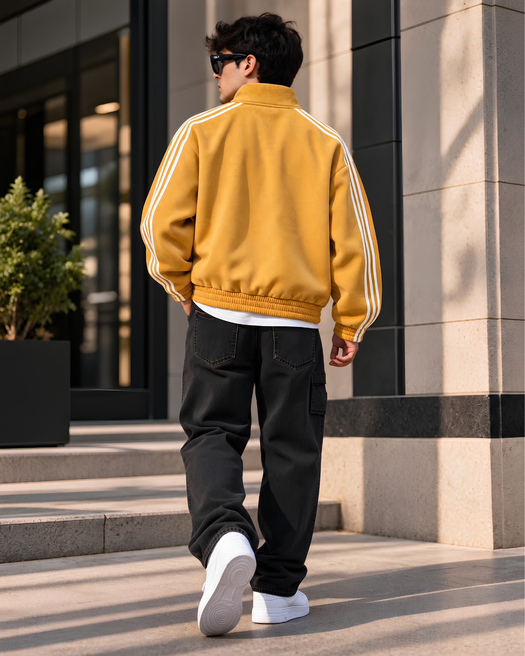 Premium Yellow Streetwear Jacket