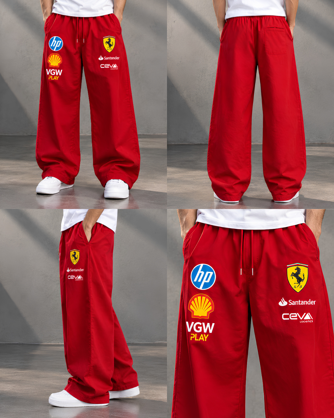 Racing inspired streetwear pants