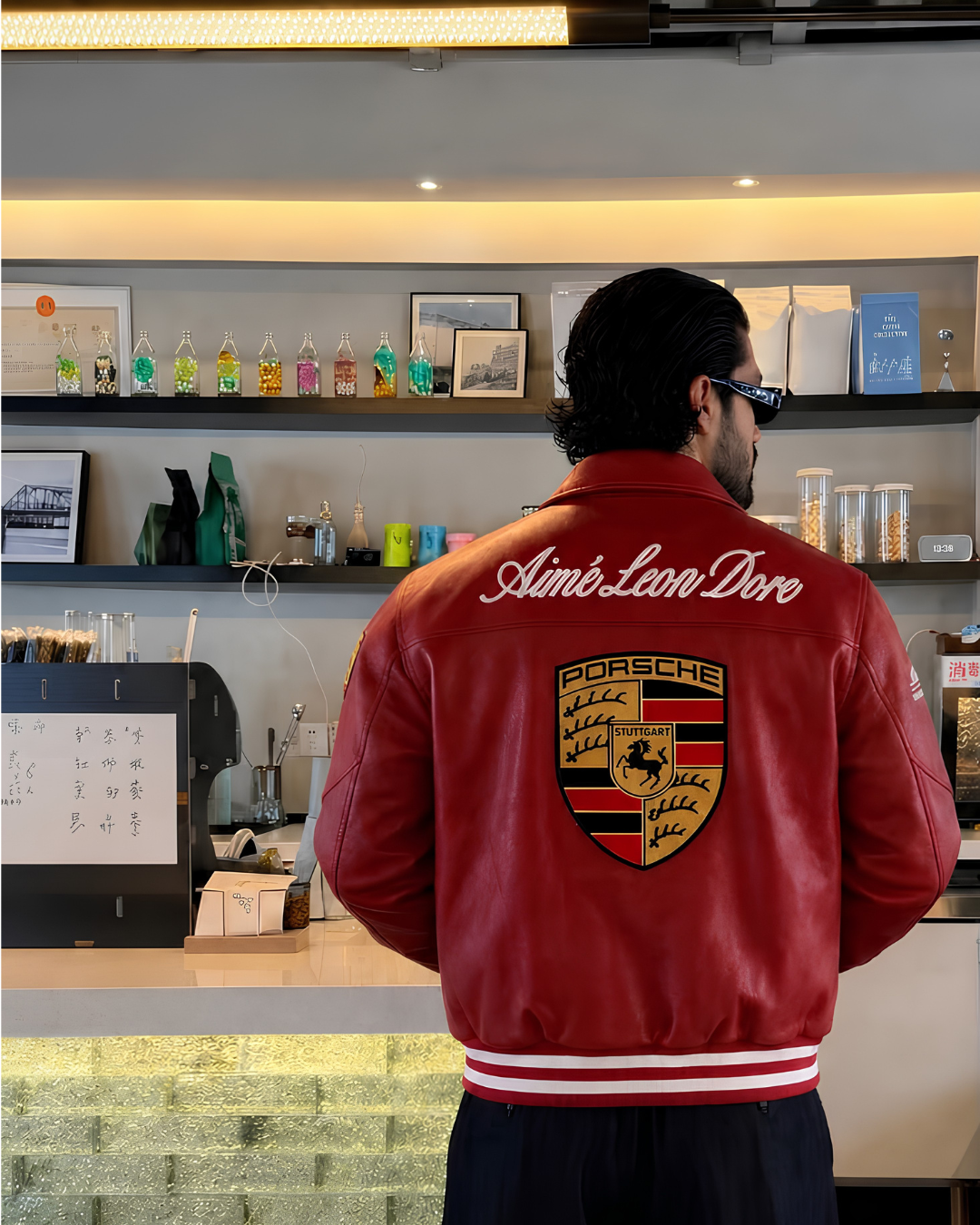 Red Porsche Racing Jacket – Built for Motorsport-Inspired Streetwear