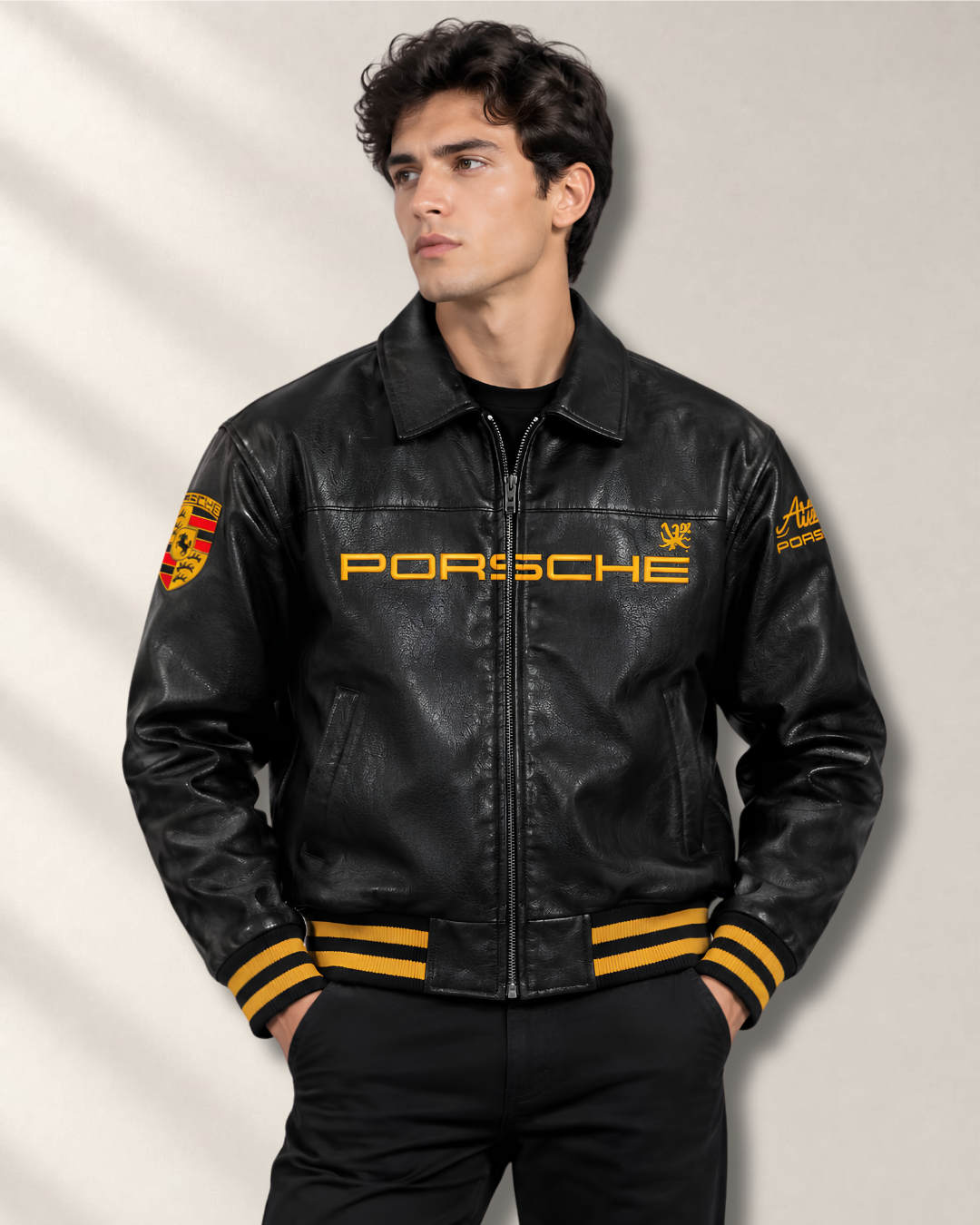 Vintage Motorsport Leather Jacket