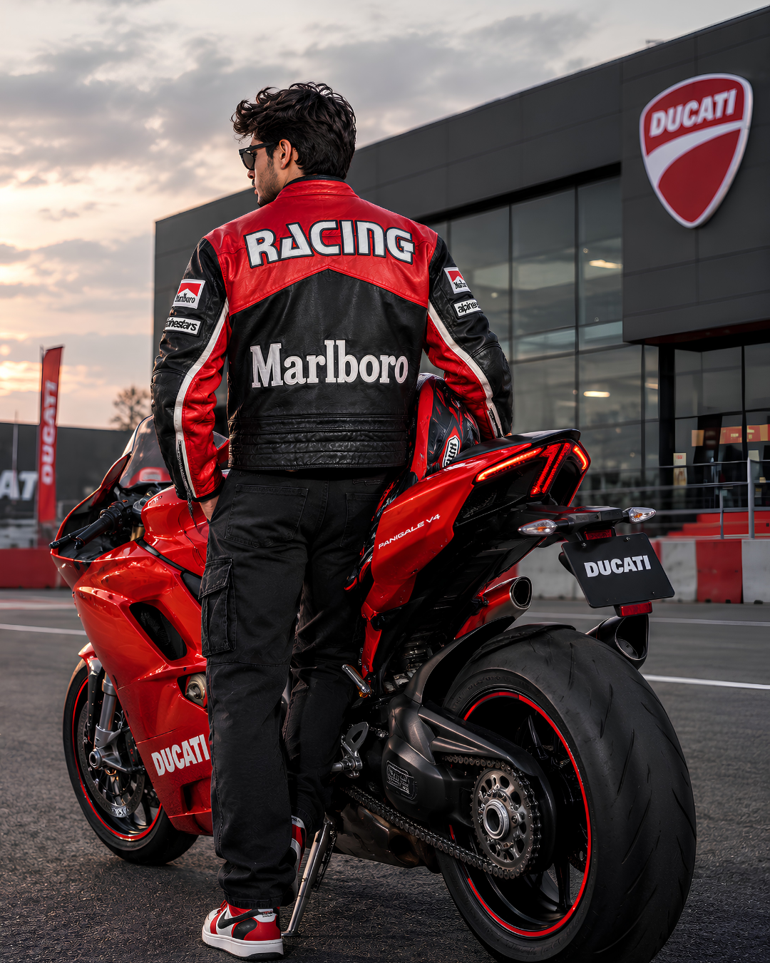 Marlboro leather jacket
