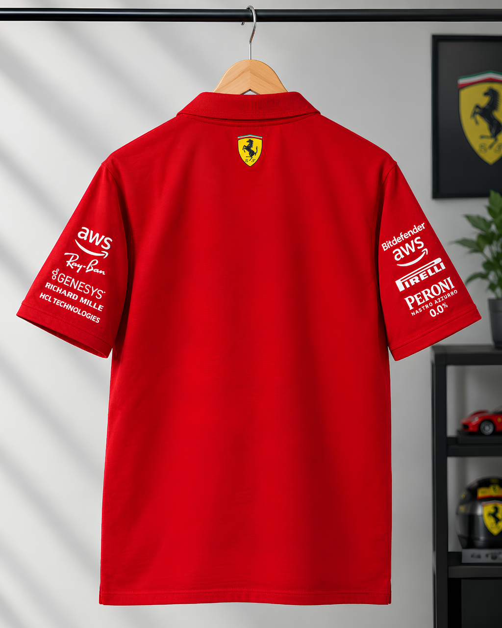 Vintage motorsport polo t-shirt back design premium quality