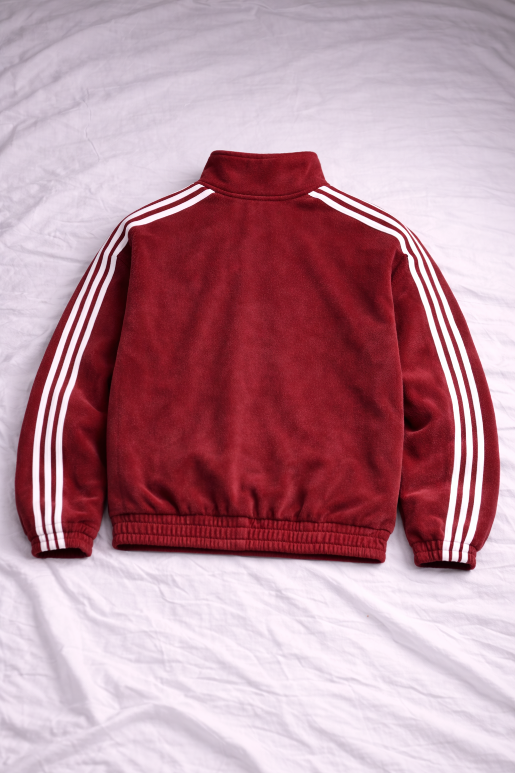 Red Suede CNY Jacket – Unisex Premium Streetwear Chinese New Year Edition