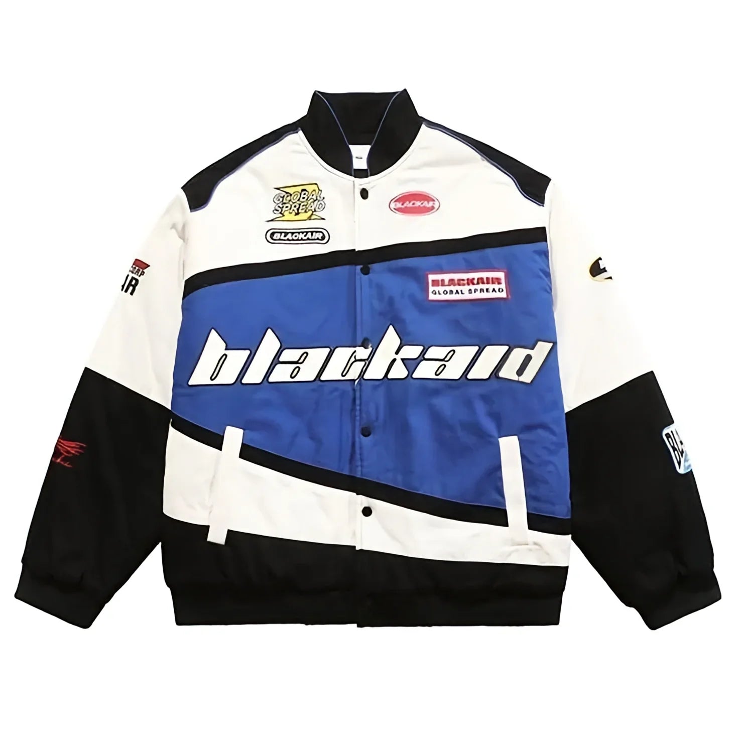 Motorsport Print Jacket – NASCAR x BlackAir | Streetwear Clothings Exclusive - Streetwear Clothings