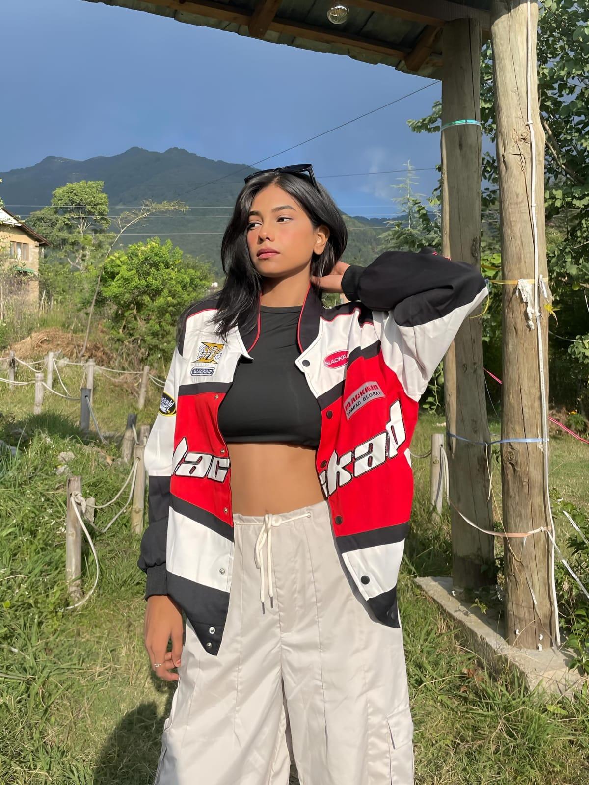 BlackAir Graphic Racing Jacket – NASCAR Edition | Streetwear Essential - Streetwear Clothings