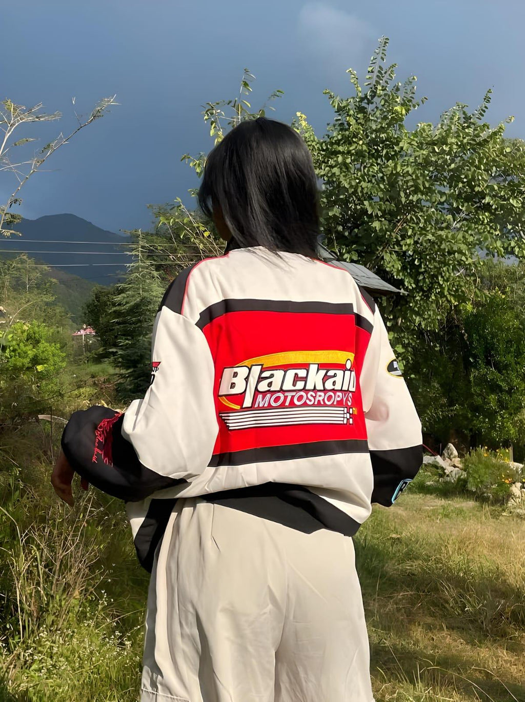 BlackAir Graphic Racing Jacket – NASCAR Edition | Streetwear Essential - Streetwear Clothings