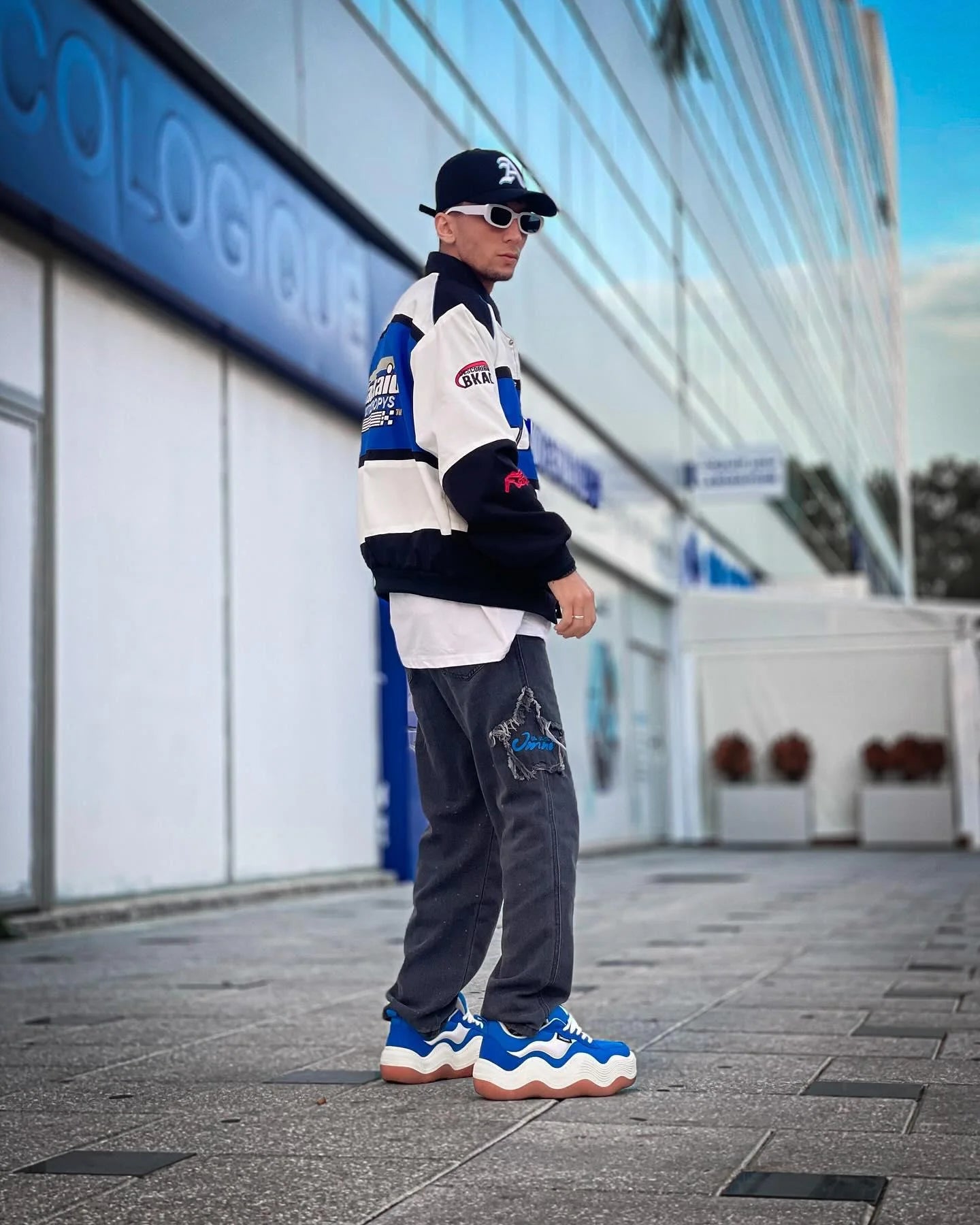 NASCAR BlackAir Racing Jacket – Printed Cotton Fleece | Streetwear Clothings - Streetwear Clothings
